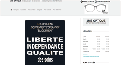 Desktop Screenshot of jmb-optique.com